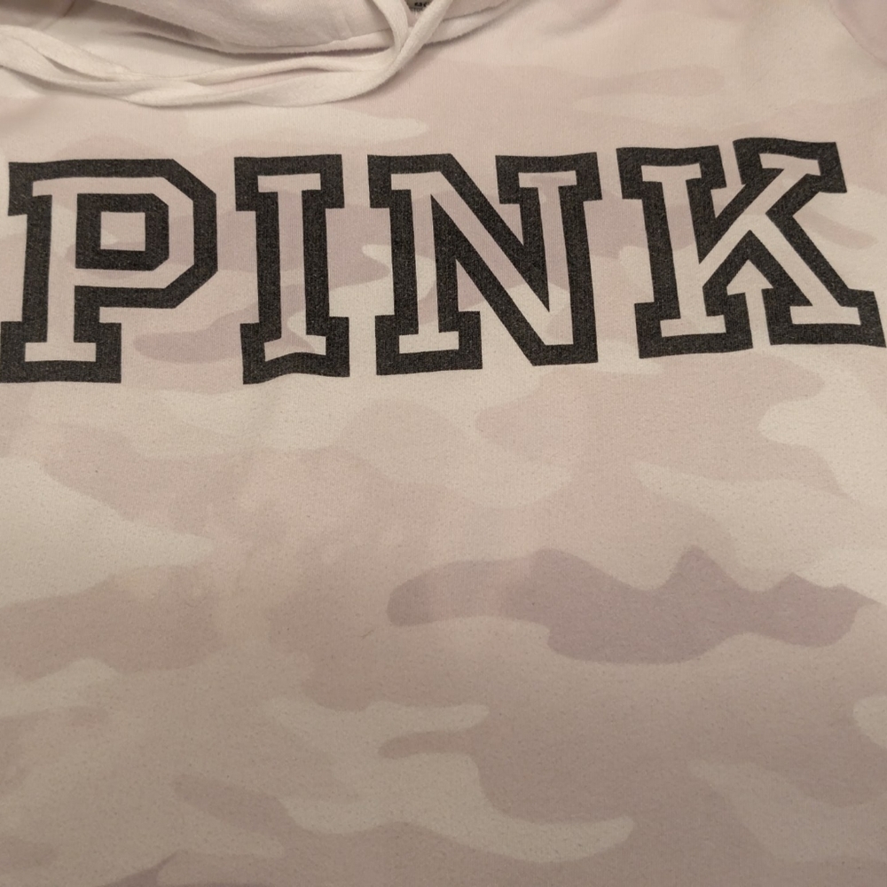 VS Pink White Camo Hoodie Size XL - Picture 7 of 12